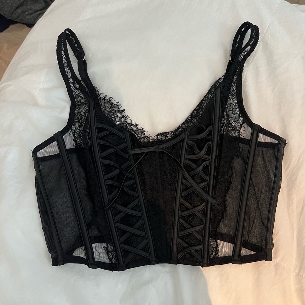 Black Lace Victoria’s Secret Corset